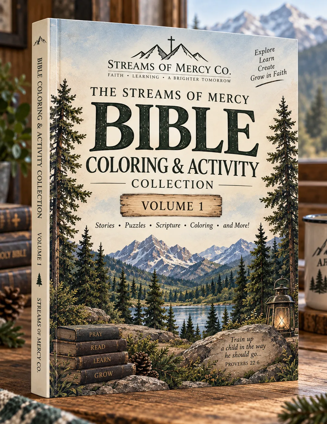 Streams of Mercy Bible coloring and activity collection